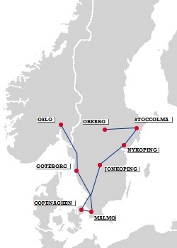 Mappa di norvegia